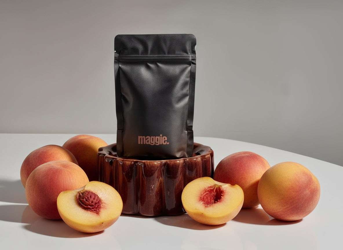 hidden peach | HALF CAFF | omni